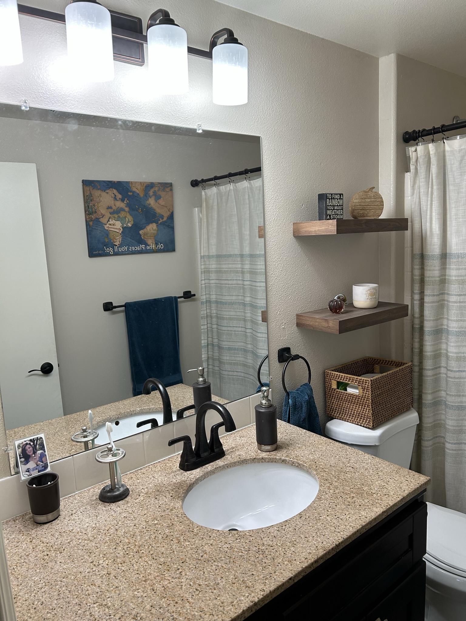 How I Remodeled My Bathroom For Less Than $350 – Easy DIY